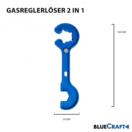BlueCraft BlueCraft Gaskocher 2-flammig mit Zundsicherung, Gasschlauch 100 cm, Gasregler 50 mbar, mit Propan Gasflasche 11 kg ungefullt-leer 2 in 1 Gasreglerloser  Газовая плита BlueCraft, 2 пламени, с запальным предохранителем, газовый шланг 100 см, газо