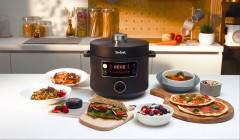 Tefal Tefal Multikocher CY7548 Turbo Cuisine, 1090 W, 5 l Schussel, elektrischer Schnellkochtopf, 10 automatische Programme, vielseitig  Мультиварка Tefal CY7548 Turbo Cuisine, 1090 Вт, чаша 5 литров, электрическая скороварка, 10 автоматических программ, 