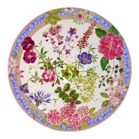 Gien Fayencerie Gien 'Millefleurs' Kuchenplatte 30 cm Подставка для торта Gien "Millefleurs" 30 см