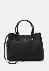 Tommy Hilfiger EMBLEM SATCHEL Across body bag black EMBLEM SATCHEL Сумка через плечо черный