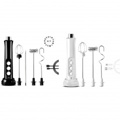 farfi farfi Akku-Stabmixer elektrischer Milchaufschaumer,3 einstellbare Stufen, Schaumherstellung, kabellos Schwarz беспроводной ручной блендер Farfi, электрический вспениватель молока, 3 регулируемых уровня, производство пены, беспроводной