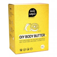 Hello Simple DIY Set Body Butter Orange  Набор &amp;quot;Сделай сам&amp;quot; Масло для тела Апельсин