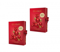 Douglas Exclusive Beauty Highlights 2025 Адвент Календарь 2 шт, 24 эксклюзивных бьюти-сюрприза для лица и тела, с красным бантиком