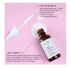 Geek &amp; Gorgeous 101 Power Peptides, Сыворотка для лица с пептидами, упругость и разглаживание кожи, 30 мл