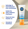 NIVEA SUN Sonnenfluid Gesicht mattierend & hell getönt LSF 50, 50 ml, Матирующий и слегка тонирующий солнцезащитный флюид для лица SPF 50, 50 мл