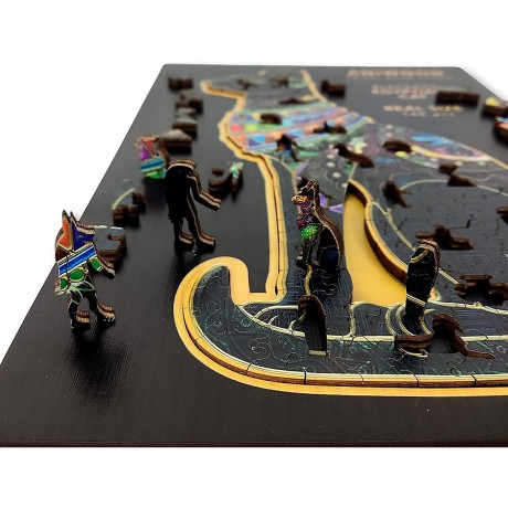 ANIWOOD Holz-Puzzle Agyptische Katze M (150 Teile) Деревянный пазл Египетский кот М (150 деталей)