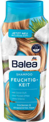 Balea (Балеа) Shampoo Feuchtigkeit Увлажняющий Шампунь для Волос с Ароматом Кокоса, 300 мл