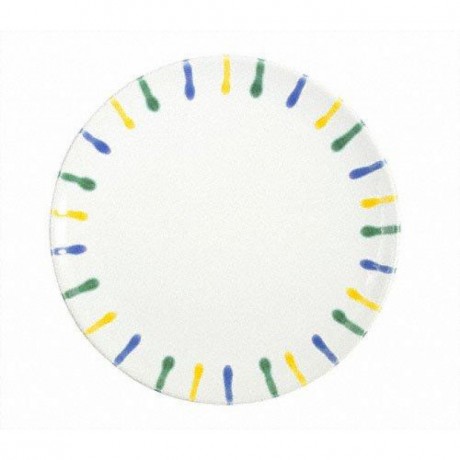 Gmundner Keramik Gmundner Keramik Buntgeflammt Speiseteller Cup 25 cm Gmundner Ceramics разноцветная тарелка с огненным пламенем 25 см