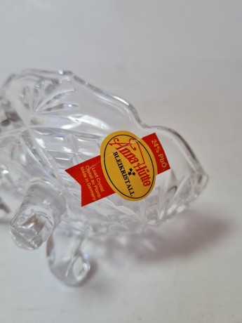 Anna Hutte Хрустальная чаша, 11см x 6.5см x 6см, Германия, 1960-70гг.