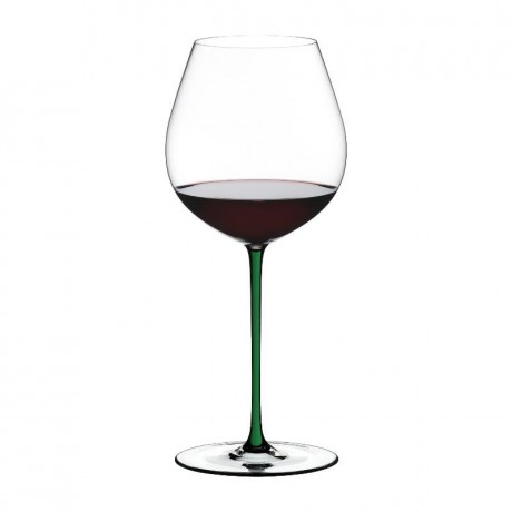 Riedel Riedel Fatto a Mano - grun Old World Pinot Noir Glas 705 ccm / h: 25 cm Riedel Fatto a Mano - зеленое стекло Old World Pinot Noir 705 см3 / высота: 25 см