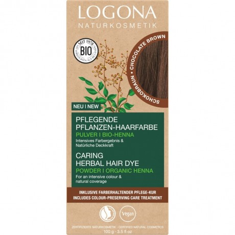 Logona Pflanzen-Haarfarbe Pulver  Травяной порошок для окрашивания волос