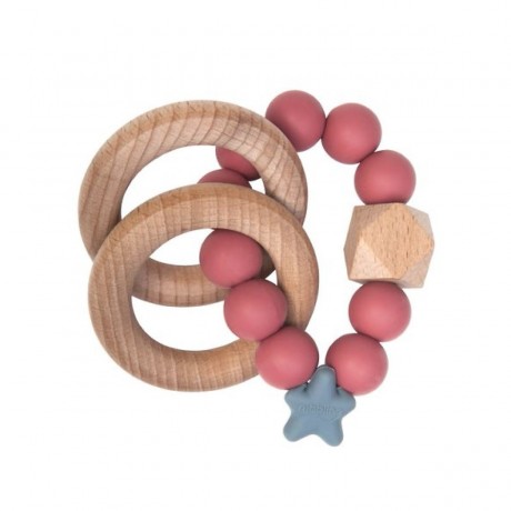 nibbling Beiss- und Rasselringe  Stellar Pomegranate Кольца Stellar Pomegranate для прорезывания зубов и погремушки