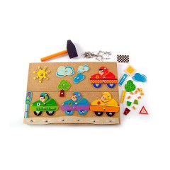 HESS Holzspielzeug Hammerspiel Flitzer Деревянный игрушечный молоток спидстер