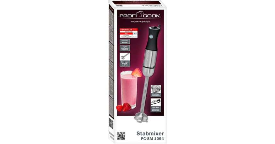 ProfiCook ProfiCook PC-SM 1094, Stabmixer silber/schwarz  silber/schwarz ProfiCook PC-SM 1094, погружной блендер серебристый/черный