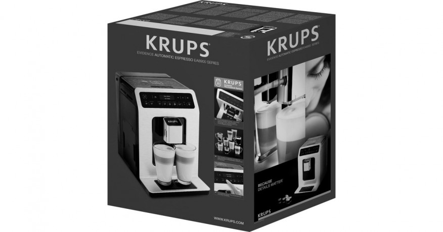 Krups Krups Evidence EA 8918, Vollautomat schwarz/chrom  schwarz, chrom Krups Evidence EA 8918, полностью автоматический, черный/хром