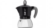 Bialetti Bialetti Moka Induction, Espressomaschine schwarz/silber, 6 Tassen  schwarz, silber Bialetti Moka Induction, кофемашина для эспрессо черный/серебристый, 6 чашек
