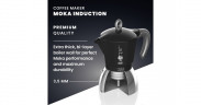 Bialetti Bialetti Moka Induction, Espressomaschine schwarz/silber, 6 Tassen  schwarz, silber Bialetti Moka Induction, кофемашина для эспрессо черный/серебристый, 6 чашек