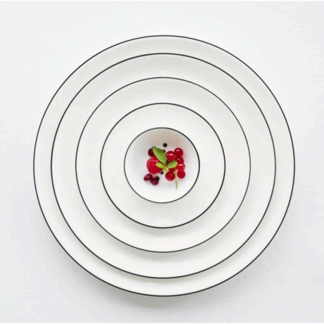 ASA SELECTION ASA A Table Ligne Noire Dessertteller d: 21 cm Десертная тарелка ASA A Table Ligne Noire d: 21 см