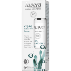 Lavera Serum Hydro Sensation, Лавера Сыворотка увлажняющая Hydro Sensation с органическими водорослями и натуральной гиалуроновой кислотой 30 мл