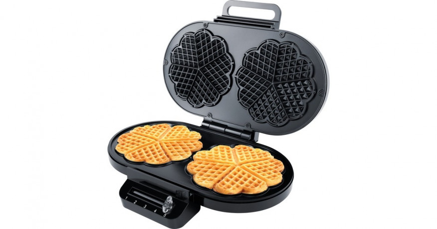 Steba Steba Doppel-Waffeleisen WE 2 schwarz, 1.400 Watt  schwarz Двойная вафельница Steba WE 2 черная, 1400 Вт