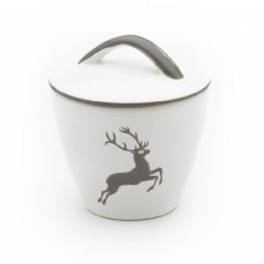 Gmundner Keramik Gmundner Keramik Grauer Hirsch Zuckerdose Gourmet d: 9 cm / h: 10,5 cm Сахарница Gmundner Ceramics Grey Deer Gourmet d: 9 см / высота: 10,5 см