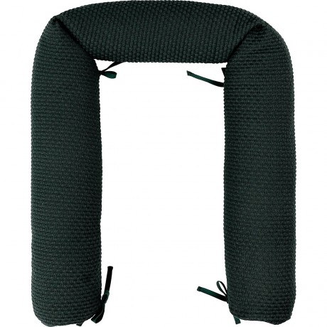 Nattou LUNA AXEL Langes Deko-Kissen dunkelgrun Trikot LUNA AXEL Длинная декоративная подушка темно-зеленый трикотаж