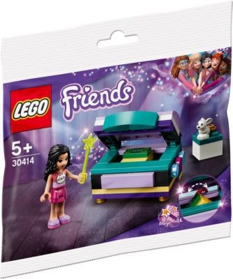 LEGO Friends 3er Set: 30413 Blumenwagen - Polybag + 30414 Emmas Zaubertruhe - Polybag + 30411 Pralinenschachtel  Blume - Polybag Набор друзей из 3 штук: 30413 цветочная тележка - полиэтиленовый пакет + 30414 Волшебный сундук Эммы - полиэтиленовый пакет +