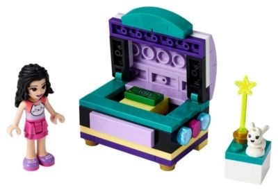 LEGO Friends 3er Set: 30413 Blumenwagen - Polybag + 30414 Emmas Zaubertruhe - Polybag + 30411 Pralinenschachtel  Blume - Polybag Набор друзей из 3 штук: 30413 цветочная тележка - полиэтиленовый пакет + 30414 Волшебный сундук Эммы - полиэтиленовый пакет +