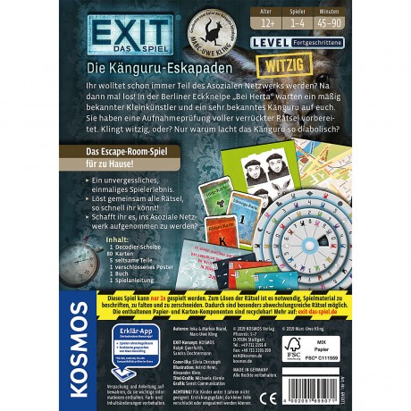 Kosmos EXIT Das Spiel ВЫЙТИ из игры