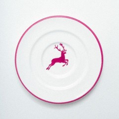 Gmundner Keramik Gmundner Keramik Bordeauxroter Hirsch Kaffee-Untertasse Gourmet d: 16 cm Блюдце для кофе Gmundner Ceramics Bordeaux Red Deer Gourmet d: 16 см