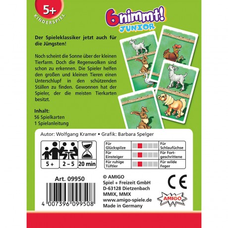 Amigo AMIGO 6 nimmt Junior AMIGO 6 принимает Джуниора