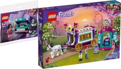 LEGO Friends 2er Set: 30414 Emmas Zaubertruhe - Polybag + 41688 Magischer Wohnwagen Набор друзей из 2 предметов: 30414 Волшебный сундук Эммы — полиэтиленовый пакет + 41688 Волшебный караван