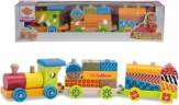 Eichhorn Color Holzzug Цветной деревянный поезд