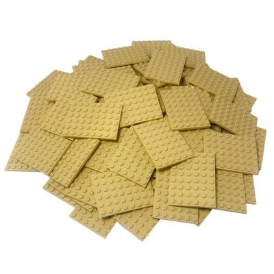 LEGO LEGO 6X8 Platten Beige - Tan Plate 3036 - Brandneu - 50x LEGO 6X8 Тарелки Бежевые — Коричневая Тарелка 3036 — Совершенно новая — 50x