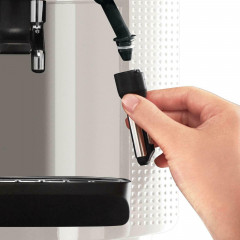 Krups Krups Kaffeevollautomat EA810570 Essential White Kaffeevollautomat, Automatische Abschaltung, Dampfstab, Abnehmbarer Wasserbehalter  Полностью автоматическая кофемашина Krups EA810570 Essential White Полностью автоматическая кофемашина, автоматическ