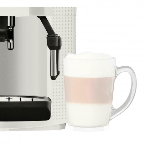 Krups Krups Kaffeevollautomat EA810570 Essential White Kaffeevollautomat, Automatische Abschaltung, Dampfstab, Abnehmbarer Wasserbehalter  Полностью автоматическая кофемашина Krups EA810570 Essential White Полностью автоматическая кофемашина, автоматическ