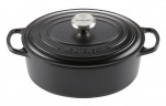 Le Creuset LE CREUSET Br\u00e4ter oval 29 cm Schwarz SIGNATURE schwarz LE CREUSET Br>4ter овал 29 см черный SIGNATURE