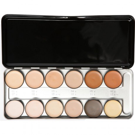 BEAUTY IS LIFE Teint Camouflage Консилер Profi Set, 12 Farbtonen Fuss helle Haut / 40 г