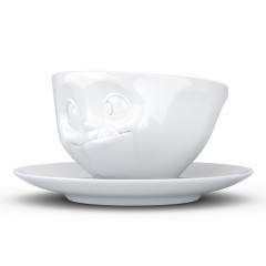 Fiftyeight Products TV Tassen Kaffeetasse weiss lecker 0,20 L TV cups кофейная чашка белая деликатесная 0,20 л