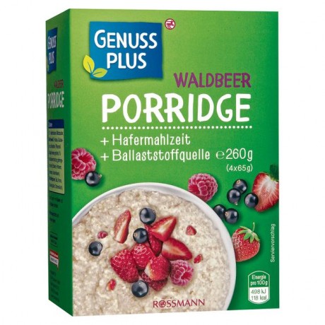 GENUSS PLUS Porridge Waldbeere 260 г