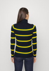 Tommy Hilfiger STRIPE SLIM ROLL Jumper desert sky STRIPE SLIM ROLL джемперы небо пустыни