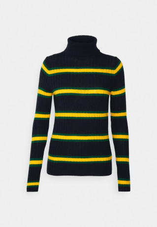 Tommy Hilfiger STRIPE SLIM ROLL Jumper desert sky STRIPE SLIM ROLL джемперы небо пустыни