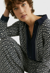 Tommy Hilfiger MONOGRAM RELAXED FIT Button-down blouse monogram prep border MONOGRAM RELAXED FIT Блузка на пуговицах рамка для монограммы