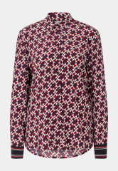 Tommy Hilfiger VIS MONGRAM FLEUR Button-down blouse rouge VIS MONGRAM FLEUR Блузка на пуговицах румяна
