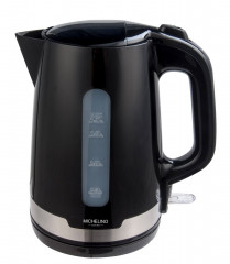 Michelino Wasserkocher 1,7 L Heisswasserbereiter Teekocher schwarz, 2200,00 W  Чайник Michelino 1,7 л, заварник для горячей воды, черный, 2200,00 Вт
