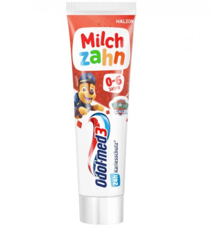 Odol med3 Milchzahn Zahnpasta 50 ml Зубная паста для молочных зубов, для детей от 0 до 6 лет, 50 мл