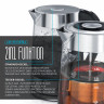 Arendo Arendo Wasserkocher, 1,7 l, 2200 W, Edelstahl Glas mit Teesieb, Teekocher, Temperaturwahl 40° C 100° C Чайник Arendo, 1,7 л, 2200 Вт, стакан из нержавеющей стали с ситечком для чая, чайник, выбор температуры 40°С 100°С
