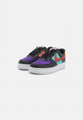 Nike Sportswear AIR FORCE 1 #x27;07 LV8 EMB Sneaker low black/gym red/washed teal/court purple/university gold/mantra orange AIR FORCE 1 #x27;07 LV8 EMB Низкие кроссовки женские черный/спортивный красный/бледно-бирюзовый/коралловый фиолетовый/университетс