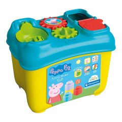 Clementoni Softbausteine Aktivitats-Eimer Peppa Pig Мягкое ведерко для строительных блоков Свинка Пеппа
