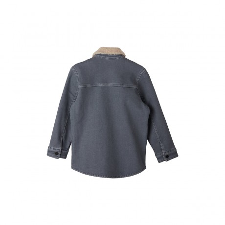 s.Oliver Hemdjacke mit Teddyplusch-Futter Outdoorjacken fur Jungen Куртка-рубашка с подкладкой из плюшевого плюша Уличные куртки для мальчиков